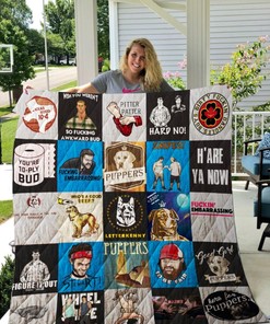 Letterkenny T-Shirts Quilt Bedding Set - Get ready to party with this Letterkenny T-Shirts quilt bedding set
