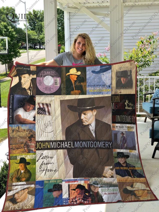 Letters From Home John Michael Montgomery For Fans Ver Collection Quilt Bedding Set for Country Music Fans
