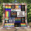 Lgbt Courage To Be Yourself Quilt Bedding Set for Pride Celebrations