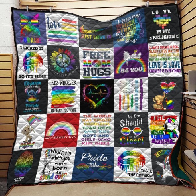 Lgbt I Licked It So It's Mine Quilt Bedding Set for Pride Celebrations