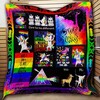 Lgbt Unicorn Quilt Bedding Set - Celebrate diversity with this colorful and inclusive Lgbt Unicorn quilt bedding set