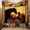 Life is Incomplete Without Horses Quilt Bedding Set