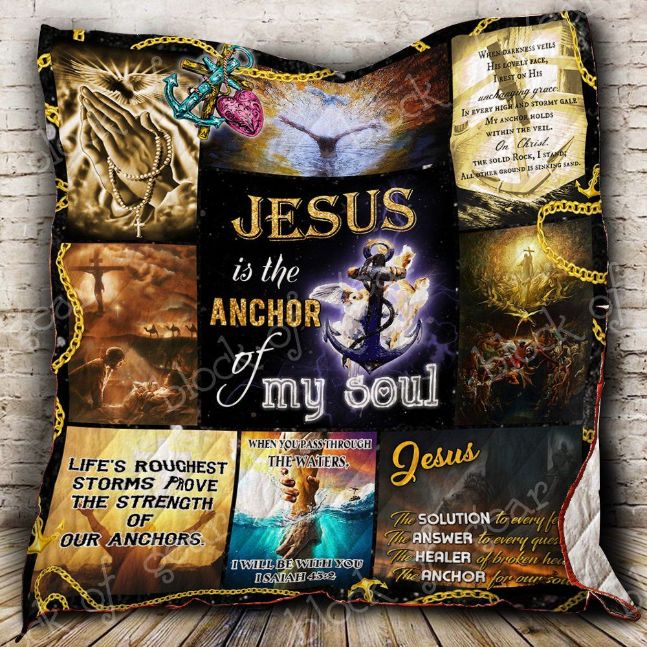 Life's Roughest Storms - Religious Quilt Bedding Set