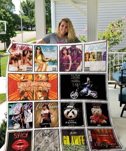 Lil' Kim Love Collection Quilt Blanket - Featuring Her Most Famous Quotes