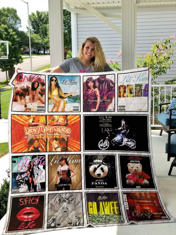 Lil' Kim Love Collection Quilt Blanket - Featuring Her Most Famous Quotes