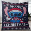 Lilo And Stitch Christmas Quilt Bedding Set - Best Holiday Gift for Kids and Fans of the Movie