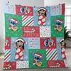 Lilo Ans Stitch Fan Gift, Lilo And Stitch Christmas Fan Gift, Funny Lilo And Stitch Christmas Quilt Blanket