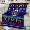 Lilo & Stitch Christmas Fleece Blanket Gift For Fan, Premium Comfy Sofa Throw Blanket Gift