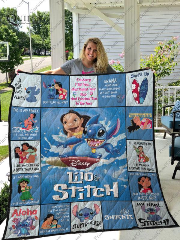 Lilo & Stitch Ver 17 Quilt Bedding Set for Girls
