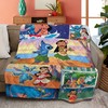 Lilo and Stitch Ohana Mean Family Quilt Blanket - A Fun and Functional Addition to Your Home