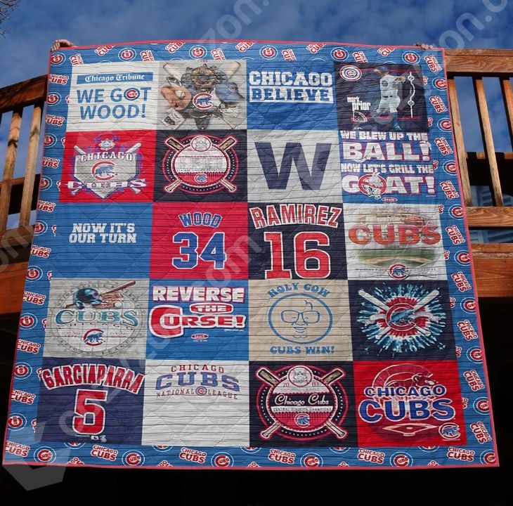 Limited Edition Chicago Cubs M190706 Quilt Blanket with Quilt Bedding Set Vintage