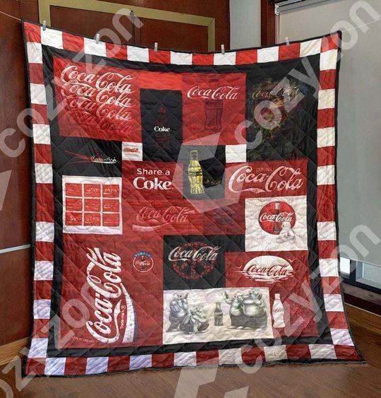 Limited Edition Coca Cola Quilt Blanket with Nostalgia Feel