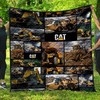 Limited Edition Ctpt B310734 Caterpillar Truck Quilt Bedding Set Full