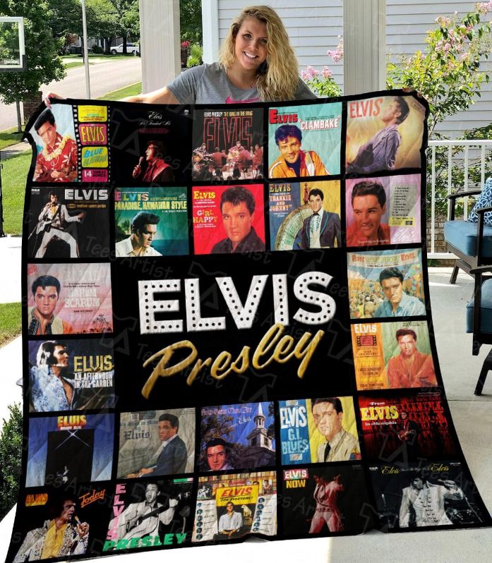 Limited Edition Elvis Presley Quilt Bedding Set for Fans