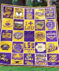 Limited Edition LSU B160720 Quilt Blanket - Perfect for LSU Fans
