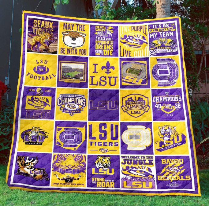 Limited Edition LSU B160720 Quilt Blanket - Perfect for LSU Fans