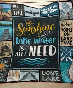 Limited Edition Lake M290715 Lake Quilt Blanket DUP for Nature lovers