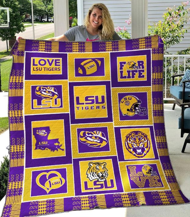 Limited Edition Lsut B100728 Quilt Blanket with Vintage Style