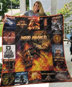 Limited Edition M300702 Amon Amarth Quilt Bedding Set with Quilt Blanket, Perfect Gifts for Music Lovers