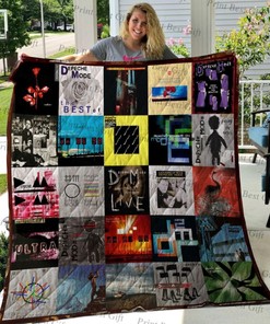 Limited Edition M310743 Depeche Mode Quilt Blanket for Music Fans