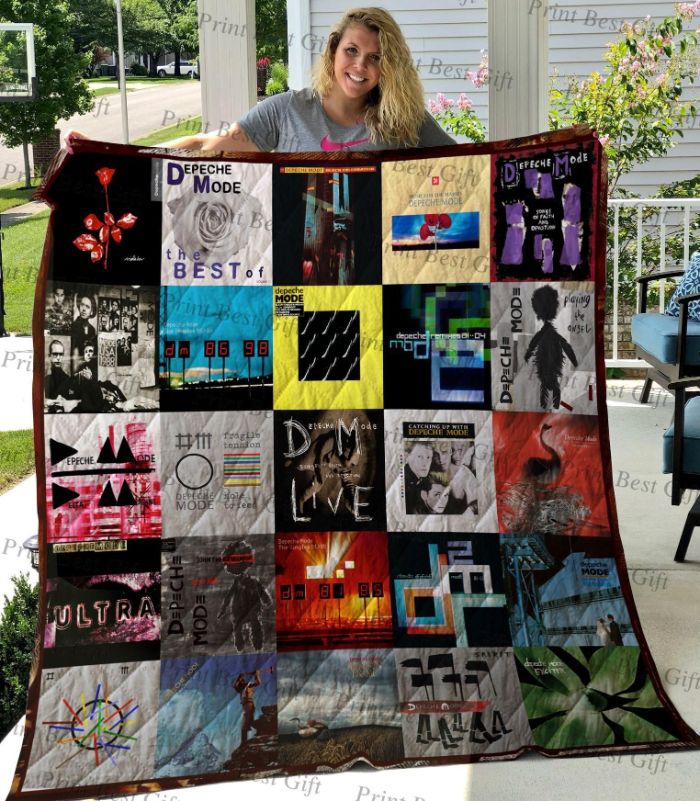 Limited Edition M310743 Depeche Mode Quilt Blanket for Music Fans