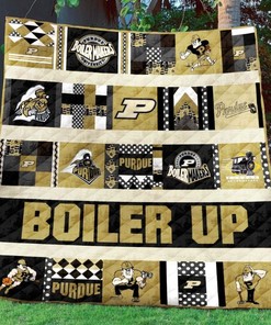 Limited Edition Purdue Boilermakers Quilt Bedding Set for Sports Enthusiasts