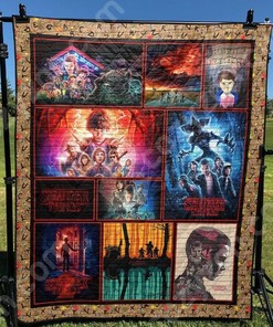 Limited Edition Strt M290729 Stranger Things Quilt Blanket DUP - Perfect for Fans