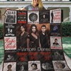 Limited Edition Vampires Diaries Quilt Blanket - Get cozy while binge-watching the Vampire Diaries quilt blanket.