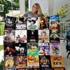 Linda Blair Vintage Quilt Blanket - A Must-Have for Horror Movie Lovers