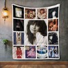 Linda Ronstadt Album Covers Quilt Blanket for Pop Music Lovers