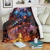 Lindworm Legendary Dragon Fleece Blanket Gift For Fan, Premium Comfy Sofa Throw Blanket Gift for Fantasy Lovers