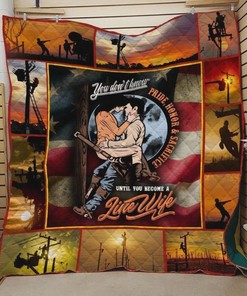 Line Wife Quilt Blanket: A Tribute to a Strong Woman.