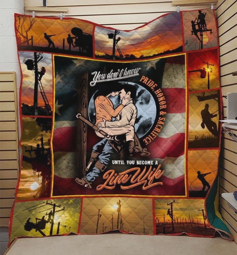 Line Wife Quilt Blanket: A Tribute to a Strong Woman.