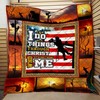 Lineman American Flag 3D Quilt Bedding Set for Patriotic Homes
