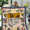 Lineman To My Son From Dad You Will Never Lose Personalized Bed Set for Boys with Quilt Blanket