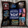 Lineman quilt blanket for fans of the profession