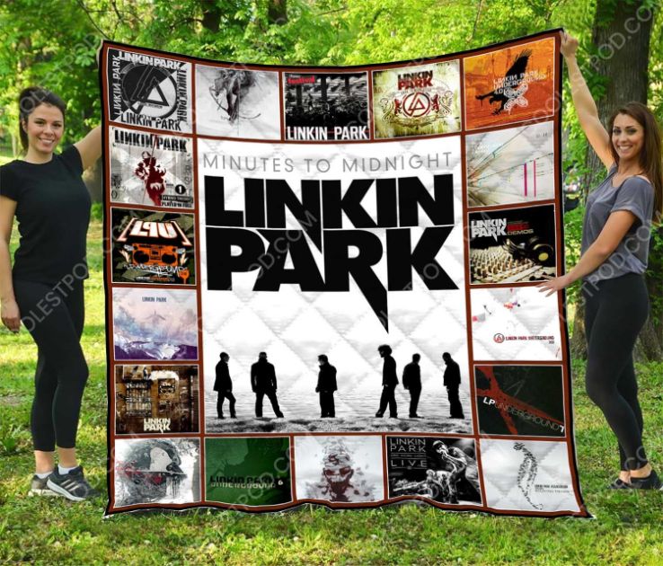 Linkin Park Band Minutes To Midnight Alternative Rock Inspired Quilt Bedding Set