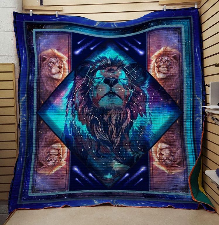 Lion Constellation Quilt Bedding Set with Animal Designs