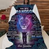 Lion Grandson's Heartwarming Quilt Bedding Set for Family Members