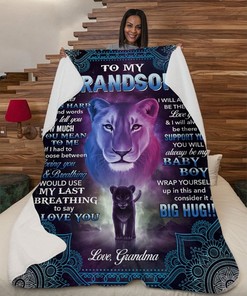 Lion Grandson's Heartwarming Quilt Bedding Set for Family Members