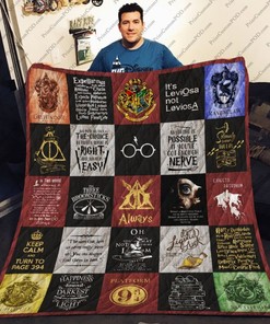 Liquid Luck Harry Potter Collection Printed On a Cozy Quilt Bedding Set