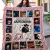 Listening to Garth Brooks Alone with Snoopy Sometime I Need to Be Quilt Blanket - For Country Music Fans