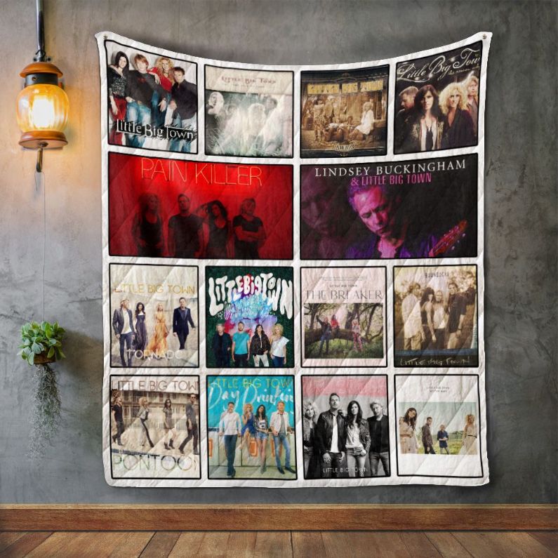 Little Big Town Album Covers Quilt Blanket for Country Music Lovers