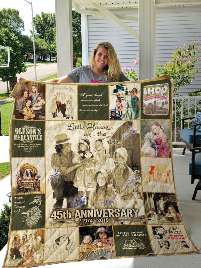 Little House The Prairie All Season 45th Anniversary Quilt Bedding Set for TV Show Fans