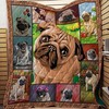 Little Pug Quilt Bedding Set
