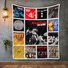 Live Grand Funk Railroad Music Collection Quilt Bedding Set