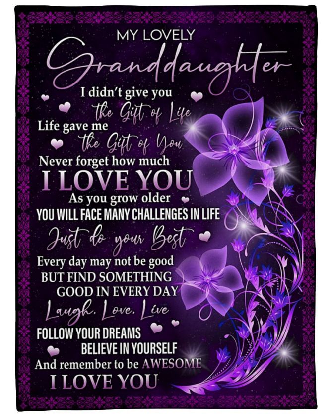 Live, Laugh, Love Quilt Bedding Set for Granddaughter from Grandma