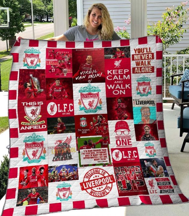 Liverpool B020608 Quilt Bedding Set for Sports Fans