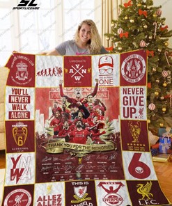Liverpool FC Memories Quilt Bedding Set for Fans