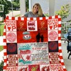 Liverpool Grandma To Grandson Quilt Bedding Set - A Perfect Gift For Soccer Fans